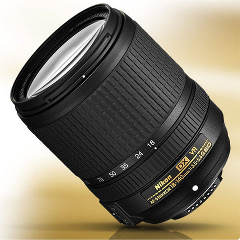 Nikon AF-S DX 18-140 mm 1:3,5-5,6G ED VR Objektiv, bildstabilisiert